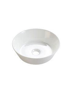 Bathco круглая керамическая раковина VOLTA 420x125мм