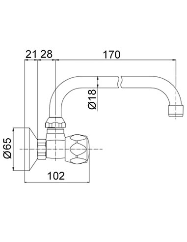 Sink mixer MG2146 RING