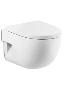 Roca Meridian WC piekarināms,Compact,balts 36X48