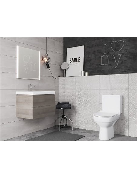 Cersanit tualetes pods new clean on Colour 011 0277001 ar pieslēgumu no sāna - 3