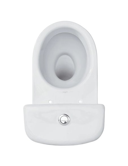 Cersanit WC kompaktpods ar vāku un slīpu izvadu MERIDA COMPACT 773