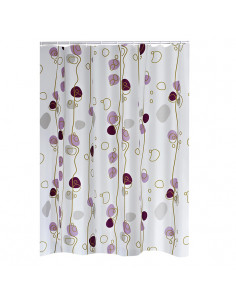 Dušas aizkars tekstila 180x200 cm Soaring purpura