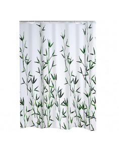 Dušas aizkars tekstila 180x200 cm Bambus zaļš