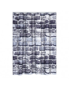 Dušas aizkars Brick, 180x200cm, tekstils