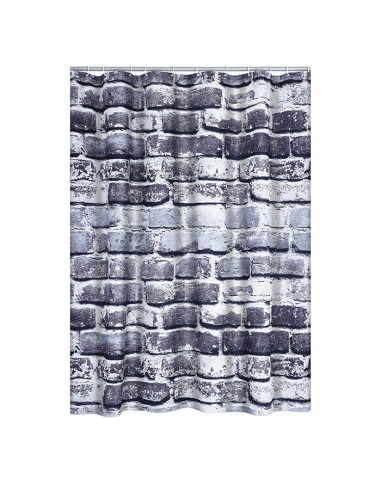 Dušas aizkars Brick, 180x200cm, tekstils