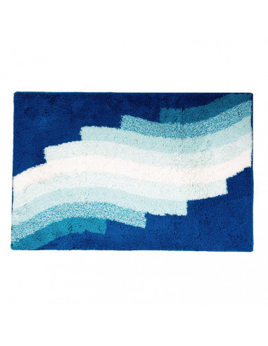 Vannas istabas paklājs Streak 60x90 cm, zils, akrils