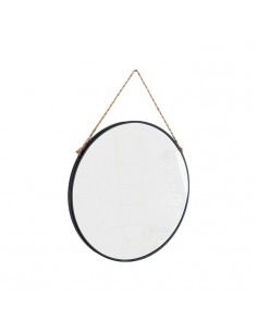 Spogulis Shila XL, melns, d60 cm