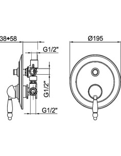 Ridder Bath Eaves 52001 - 1
