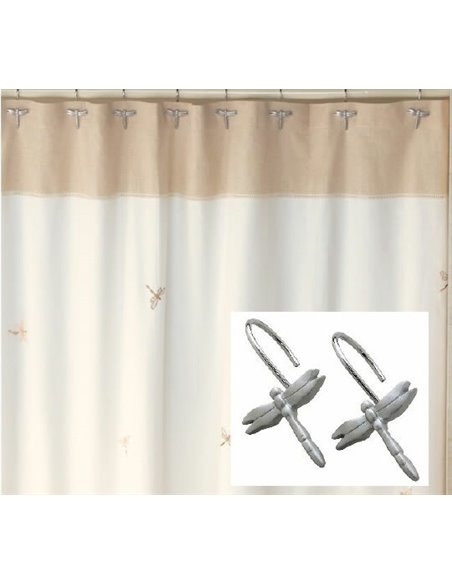 Creative Bath Curtain Hook Dragonfly DGF83CHR - 3