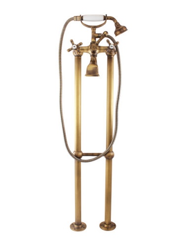 Bath mixer MORAVA RETRO bronze - Barva stará mosaz,Rozměr 150 mm