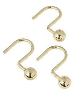 Крючок для шторы Carnation Home Fashions Ball Type Hook Brass - 1