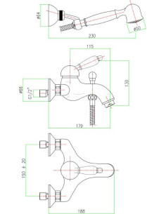 Крючок для шторы Wasserkraft K-415 - 1