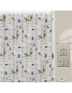 Creative Bath Bathroom Curtain Botanical Dairy - 1