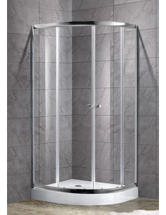 Shower Cabin Flory FSE21038-90R 90x90x185cm, R 550MM