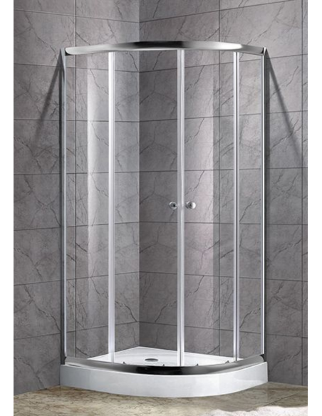 Shower Cabin Flory FSE21038-90R 90x90x185cm, R 550MM