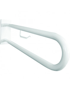 HELPabutment grab bar in U shape with TP holder 850 mm, white, with cover