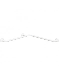 HELP Foldable shower grab bar, white with covers