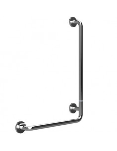 HELP Foldable wall support grab bar rightward 890 mm, polished with cover