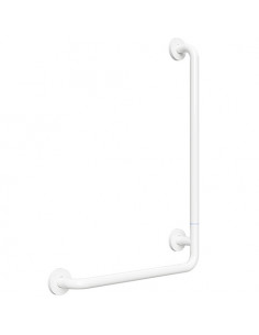 HELP Foldable wall support grab bar rightward 890 mm, white with cover