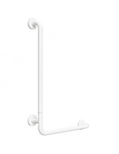 HELP Foldable wall support grab bar leftward 890 mm, white with cover