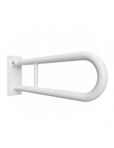 HELP Folding grab bar in U shape 750mm, brushed, without cover