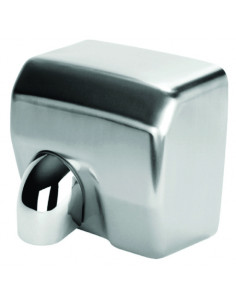 Automatic hand dryer, 2500 W, stainless steel, polished