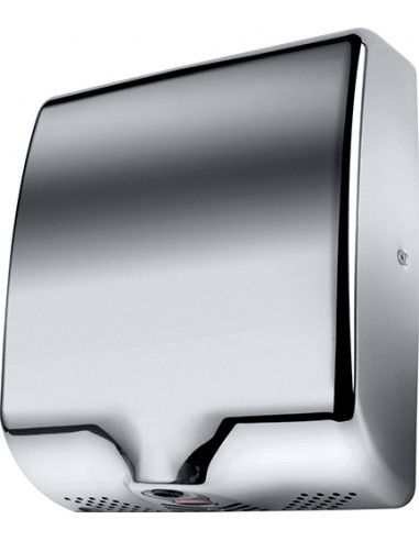 Automatic hand dryer, 1000 W, HEPA filter, stainless steel, polished