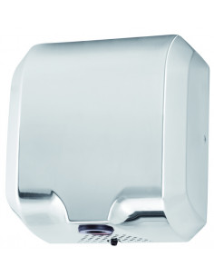 Automatic hand dryer, 1800 W, stainless steel, polished