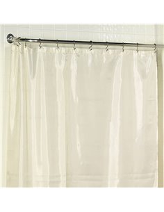 Carnation Home Fashions Bathroom Curtain Extra Wide Liner - 1