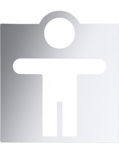 Pictogram - Men\'s toilet, square, polished