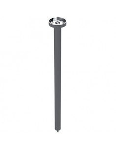 Ceiling anchor tube 800 mm, stainless steel, polished