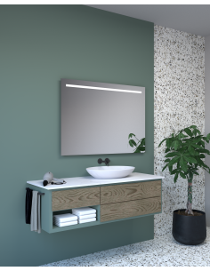 NORA Mirror with frontal LED lighting