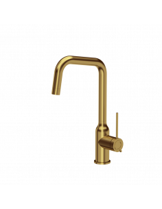 NATALIE Q LINE SteelQ kitchen faucet / gold nano PVD