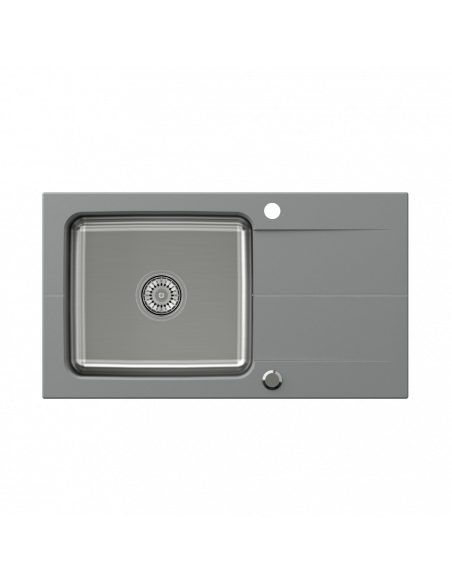 EDWARD 111 Fusion grey with manual siphon