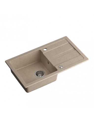 TOM 111 beige 770x440x176mm, with manual siphon and plug