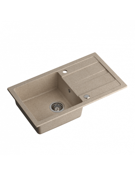 TOM 111 beige 770x440x176mm, with manual siphon and plug
