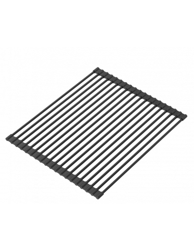 Qmat pure carbon / black 430 x 320 mm