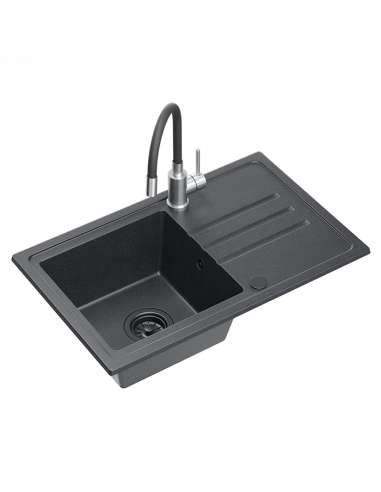 JERRY 111 grey 770x440x176mm, with manual siphon and plug
