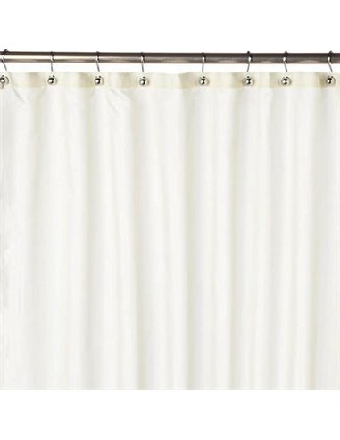 Штора для ванной Carnation Home Fashions Nylon Liner Ivory защитная - 1