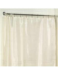 Carnation Home Fashions Bathroom Curtain Extra Long Liner - 1