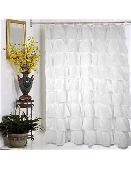 Carnation Home Fashions Bathroom Curtain Carmen - 1