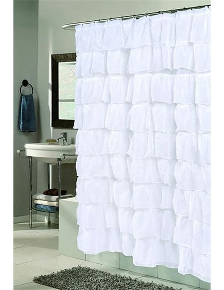 Carnation Home Fashions Bathroom Curtain Carmen - 2