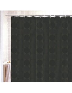 Carnation Home Fashions Bathroom Curtain Jacquard - 1