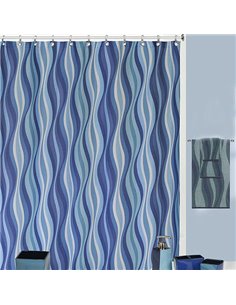 Creative Bath Bathroom Curtain Wavelength - 1