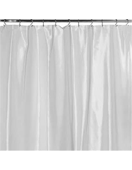 Штора для ванной Carnation Home Fashions Long Liner White защитная - 3