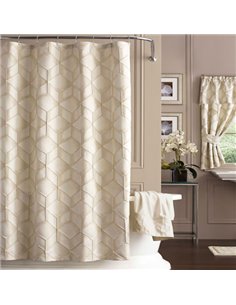 J. Queen New York Bathroom Curtain Horizons 2213002SC - 1