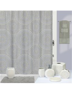 Creative Bath Bathroom Curtain Capri S1222MULT - 1
