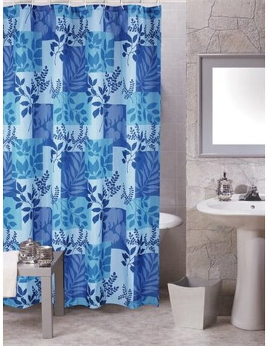 Carnation Home Fashions Bathroom Curtain Laura - 1