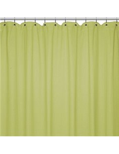 Carnation Home Fashions Bathroom Curtain Chevron - 1