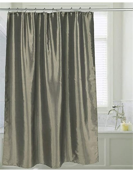 Carnation Home Fashions Bathroom Curtain Shimmer - 2